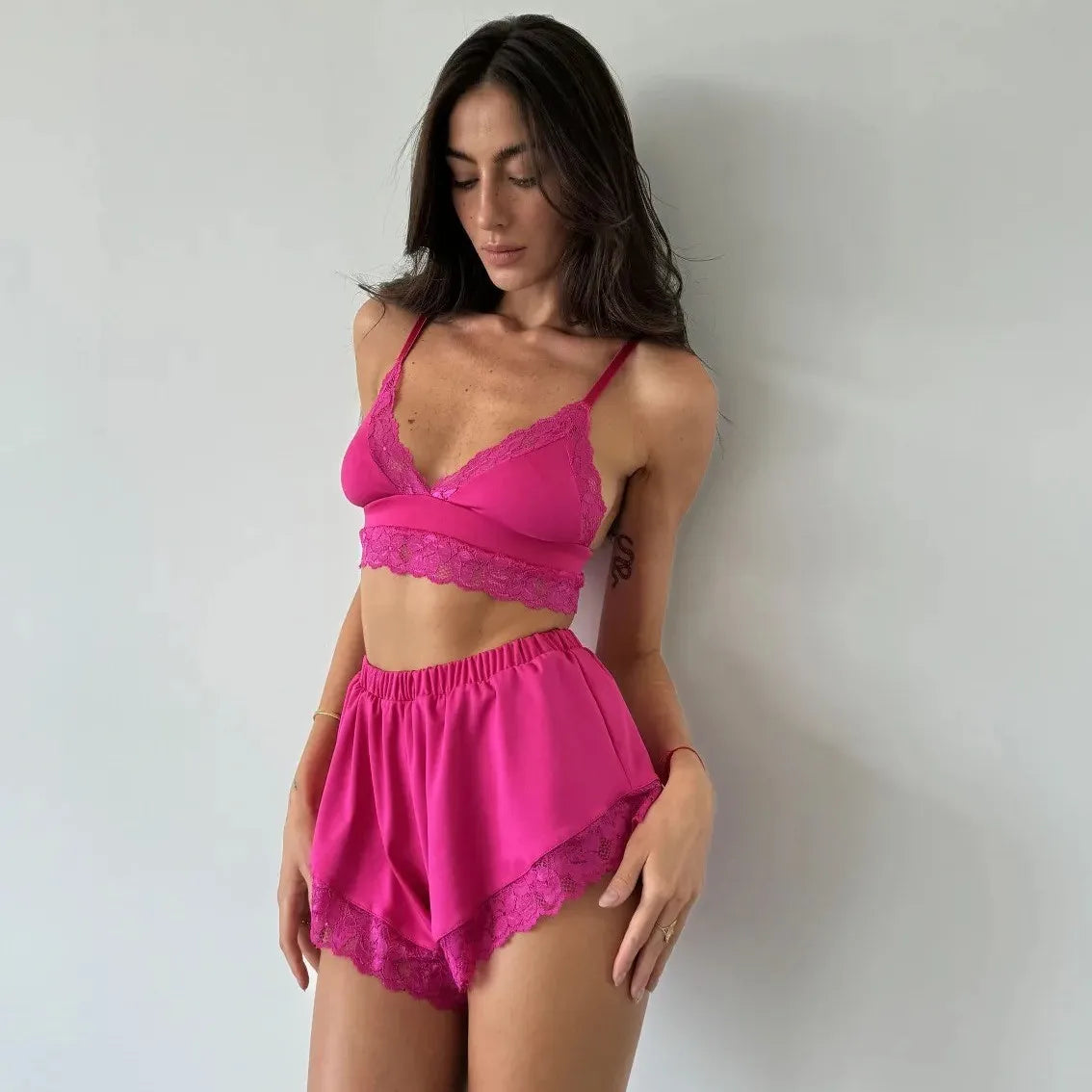 Nara Luxury 2-Piece Sleep Wear in Rose